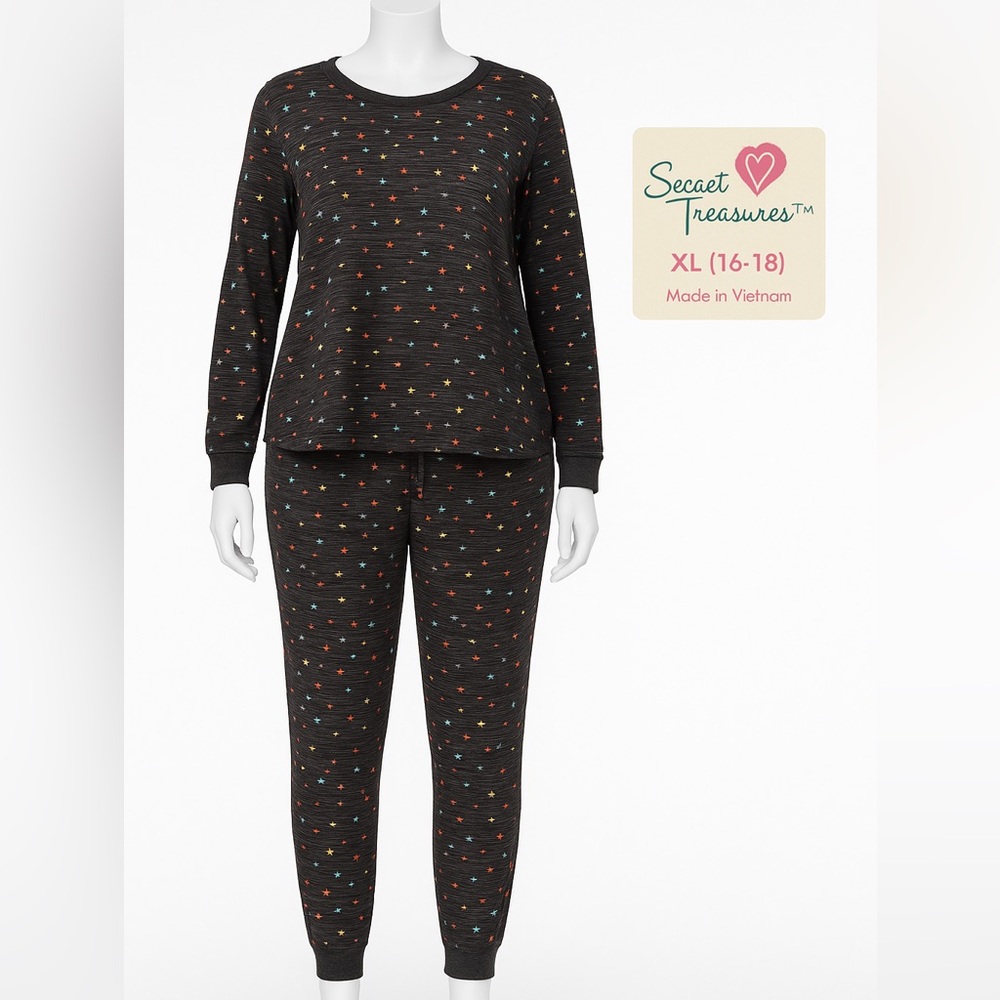 Secret Treasures Celestial Pajama Set XL Stars